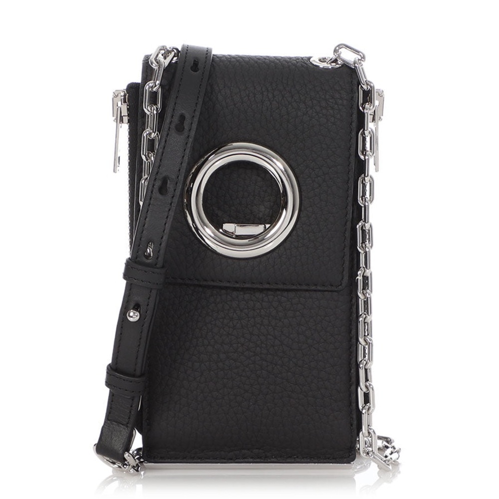 Alexander Wang Riot Pebbled Leather Wallet/Phone Holder